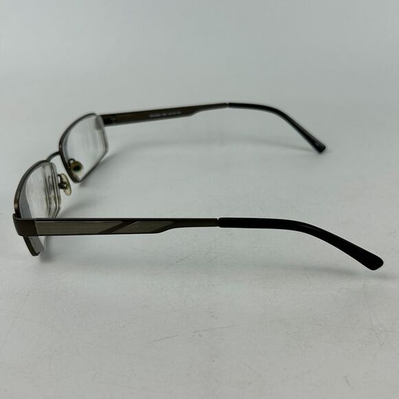 Robert Mitchel RM 0008 Eyeglasses Frames Mens Rectangle Gunmetal Full Rim 140 mm - Picture 3 of 13
